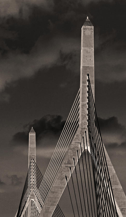 Leonard P Zakim Bunker Hill Memorial Bridge Boston Photograph by Phil Cardamone