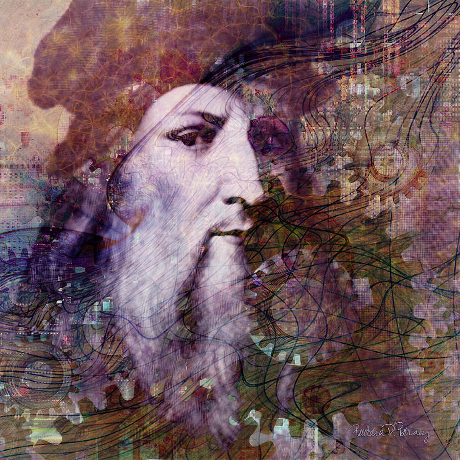 Leonardo Digital Art by Barbara Berney