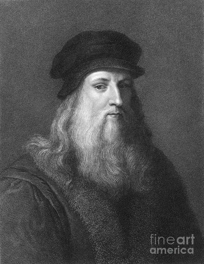 Leonardo Da Vinci (1452-1519) Photograph by Granger