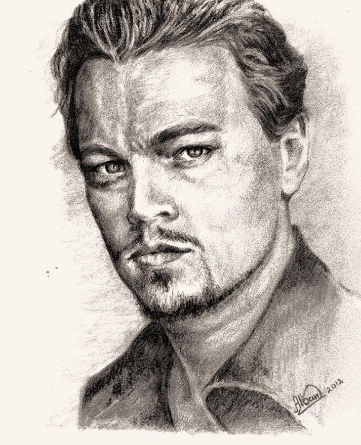 Leonardo Dicaprio Portrait Nr.2 Drawing