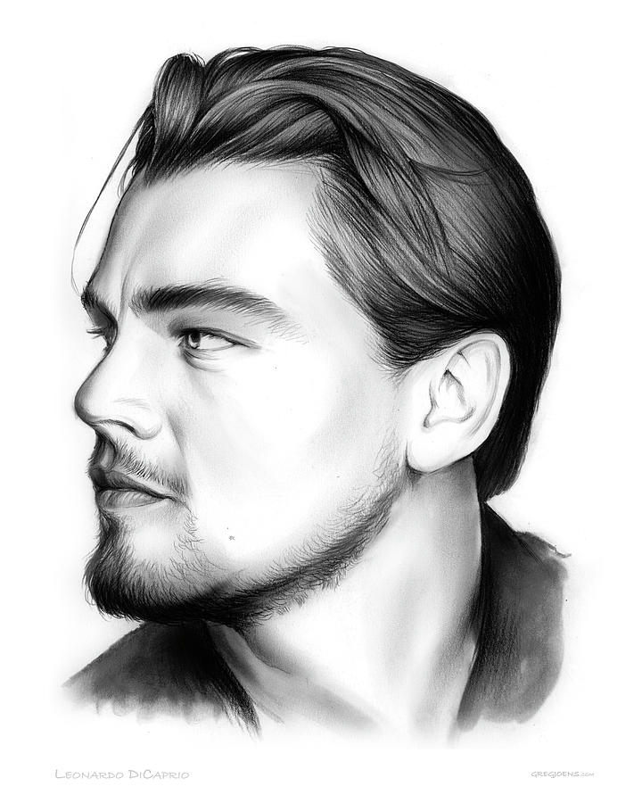 Leonardo DiCaprio Drawing by Greg Joens Fine Art America