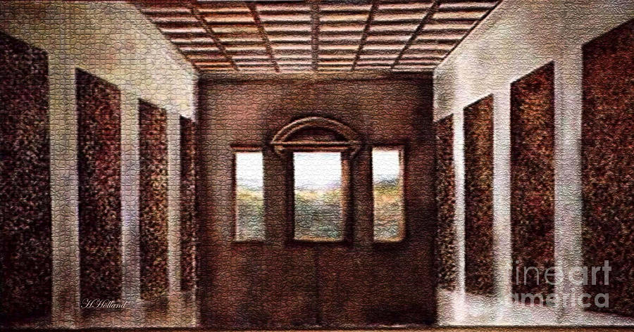 Leonardos Upper Room  Painting by Hazel Holland