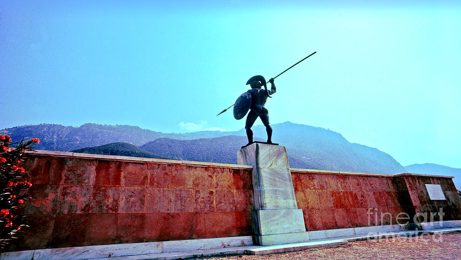 Leonidas at Thermopylae ver 4 Photograph by Larry Mulvehill