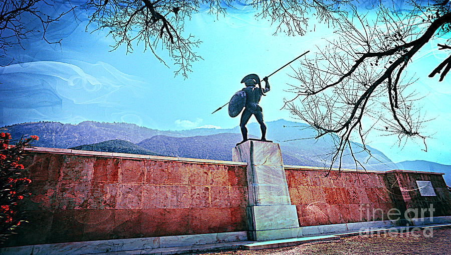 Leonidas at Thermopylae ver 5 Photograph by Larry Mulvehill