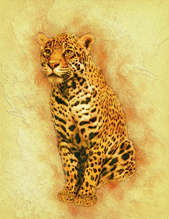 Leopard 4 Painting by Jack Zulli