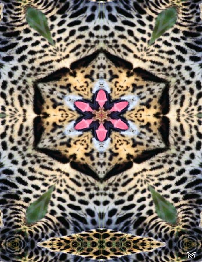 Leopard Blossom Digital Art by Maria Watt