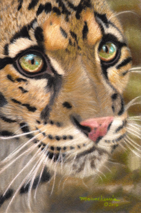 Leopard Princess Painting by Melissa Herrin