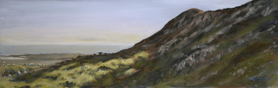 Leopard Rock View Painting by Christopher Reid