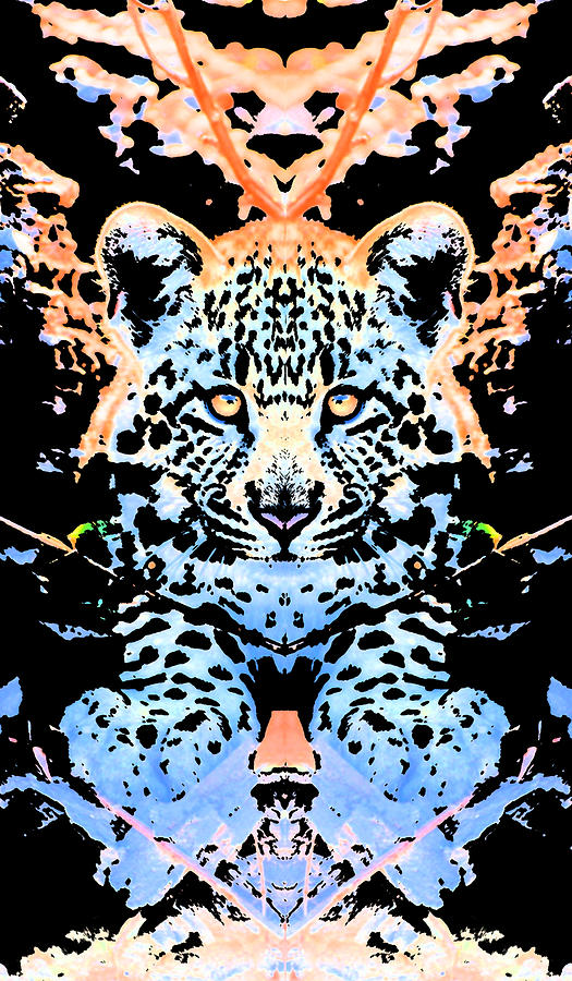 Leopard Rorschach Photograph by Max Waugh