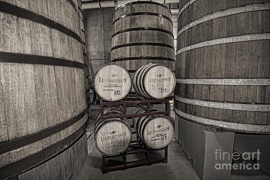 Leopold Bros Barrels Photograph by Baywest Imaging