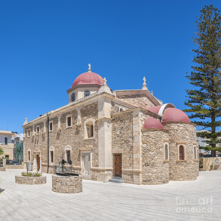 Lerapetra church of Saint George Panorama Photograph by Antony McAulay