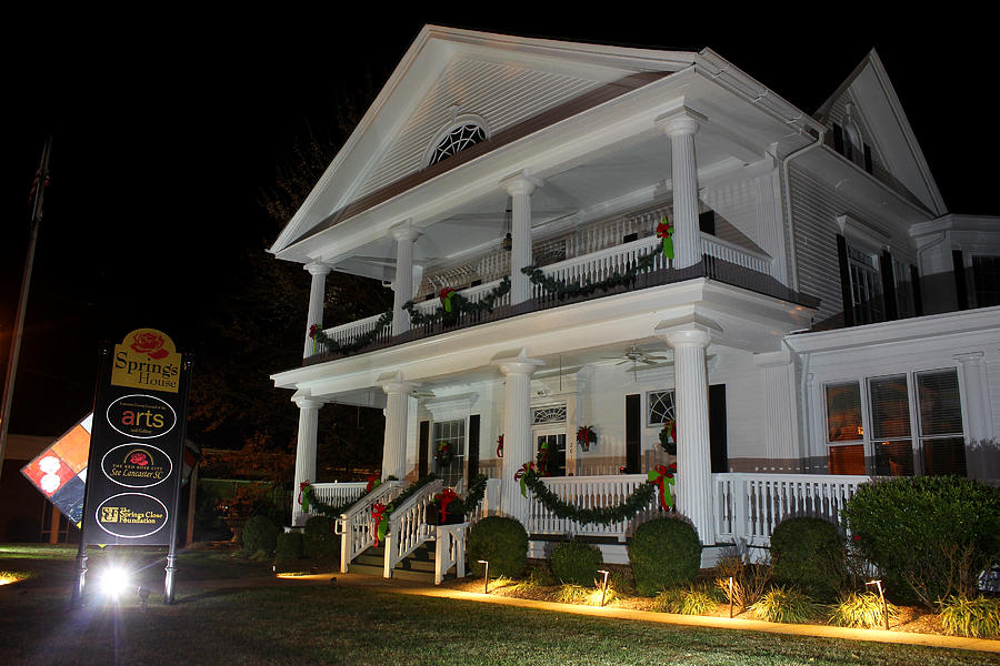 Leroy Springs House at Christmas 3 Photograph by Joseph C Hinson