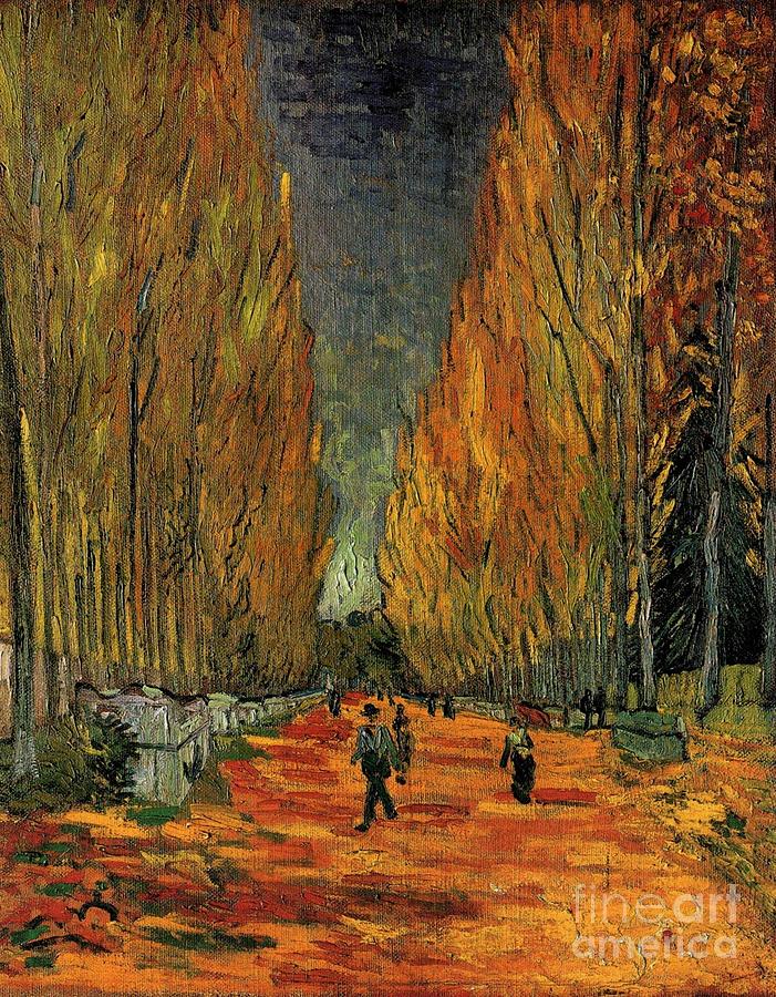 Arles Painting - Les Alyscamps by Vincent Van Gogh