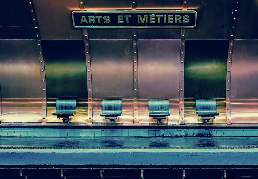 Les Arts et Metiers metro Photograph by Maggie Mccall