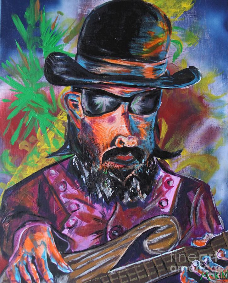 Les Claypool Painting - Les Claypool by Melvin King