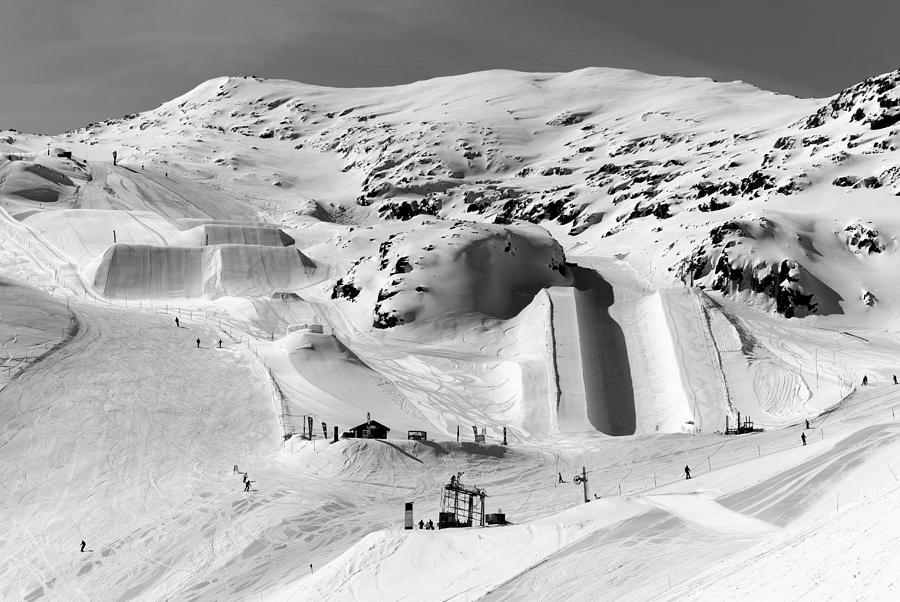 Les Deux Alpes Snow Park Photograph by Tom Green - Pixels