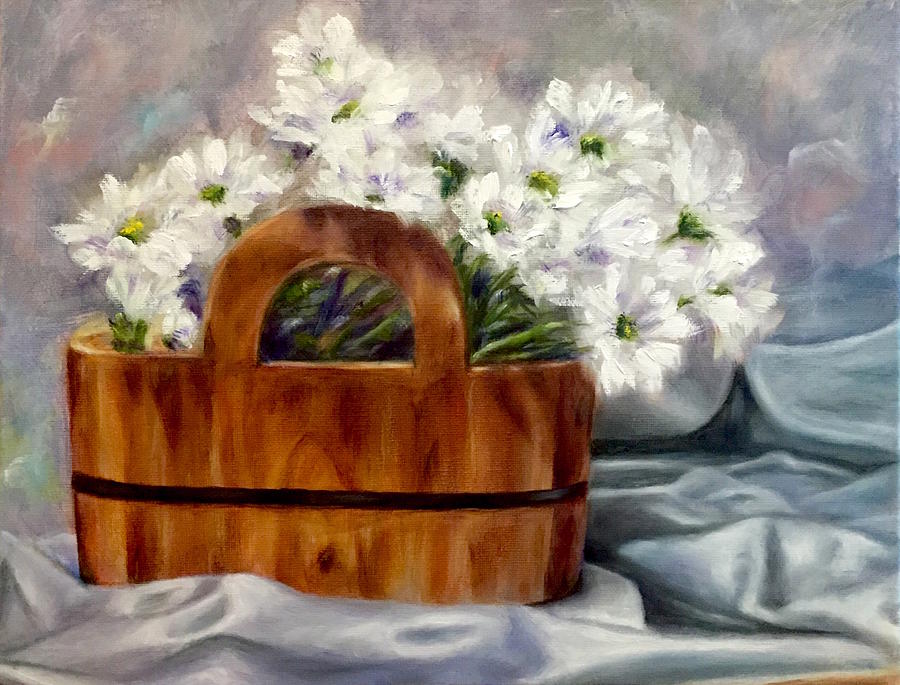 Les Fleurs dete Painting by Dr Pat Gehr