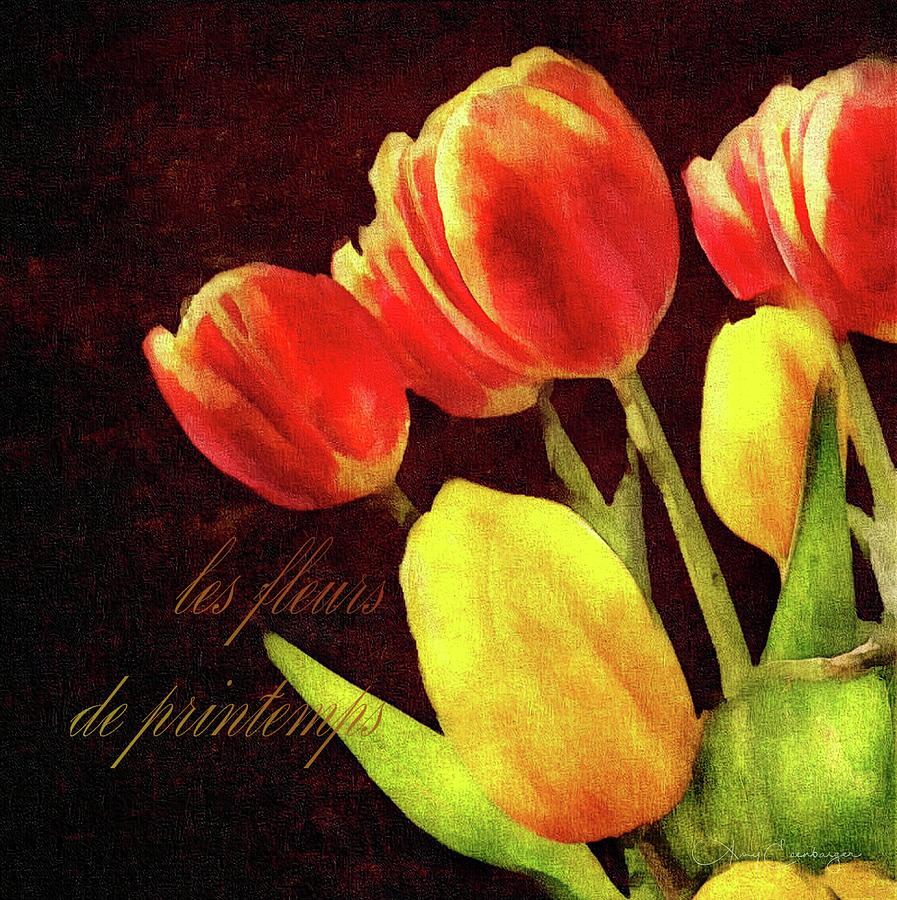 Les Fleurs Digital Art by Looking Glass Images