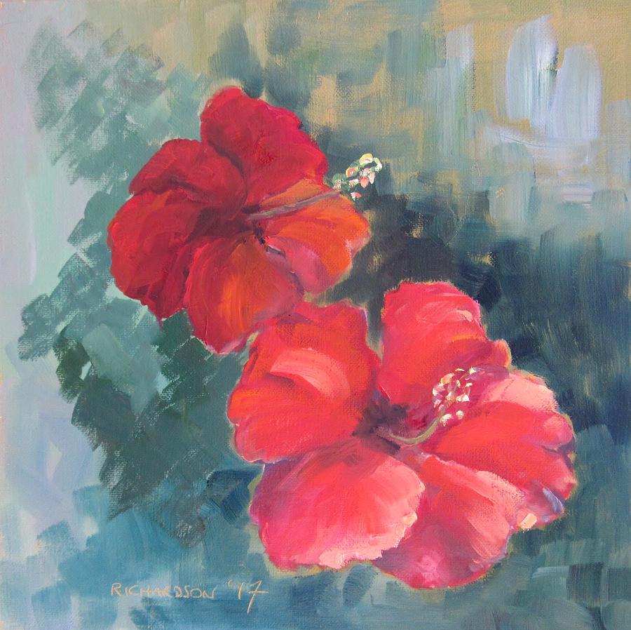 Les Fleurs Painting by Susan Richardson