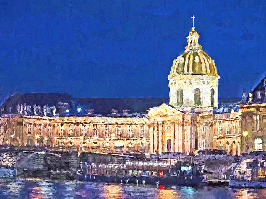 Les Invalides in the Evening Digital Art by Digital Photographic Arts