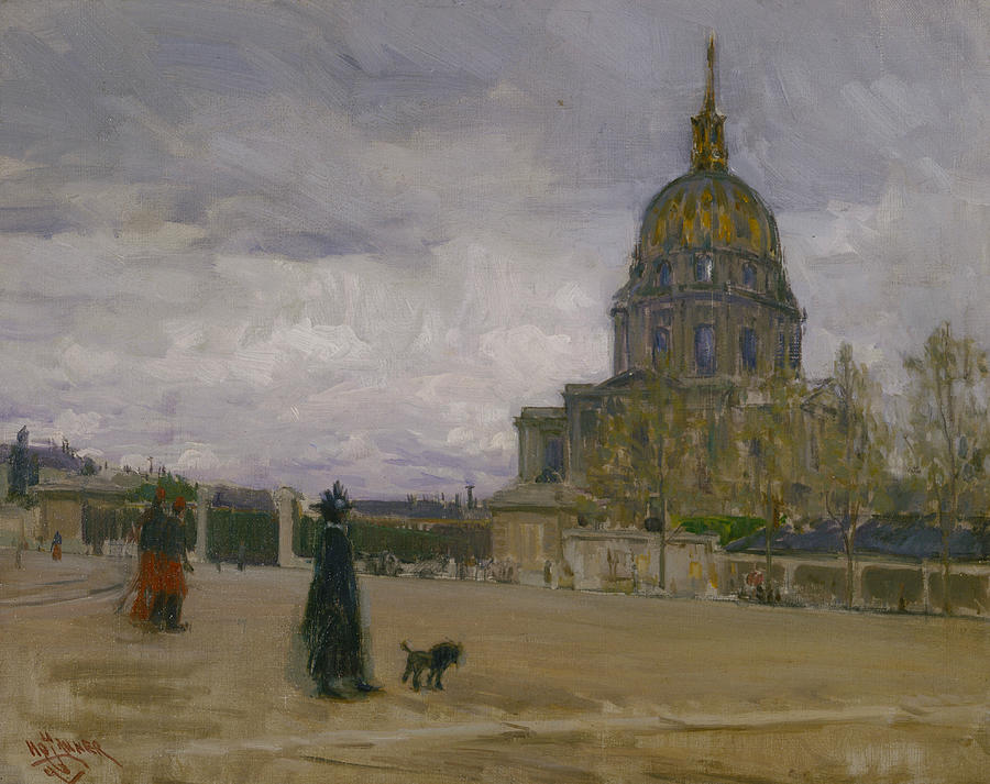 Les Invalides, Paris Painting by Henry Ossawa Tanner