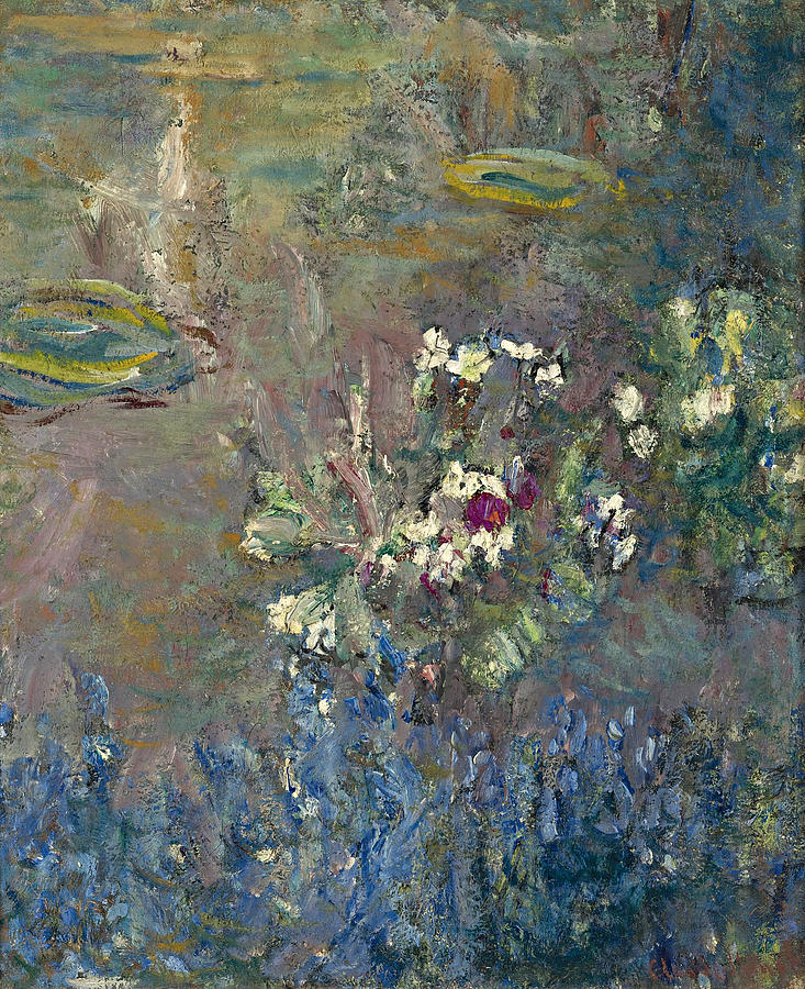 Les Nympheas Painting by Claude Monet