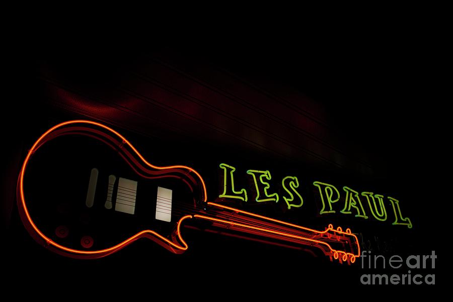 Les Paul Photograph by David Bearden