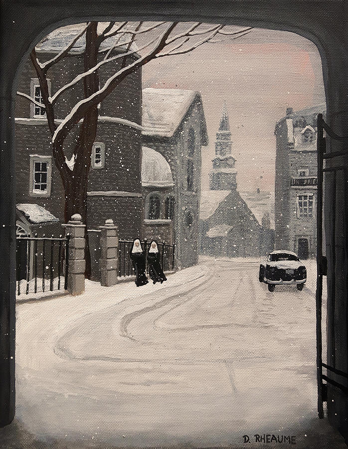 Les Ursulines Painting by Dave Rheaume