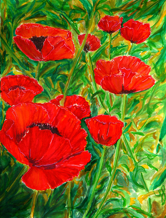 Lest we forget Painting by Barbi Holzmann - Fine Art America