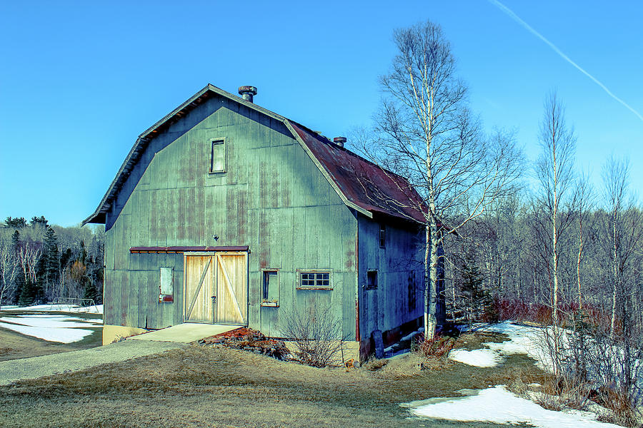 Lester River barn  Photograph by Michelle Ressler