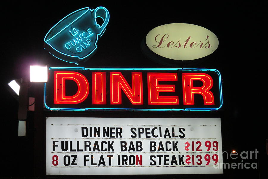 Lesters Diner Photograph by Randall Weidner