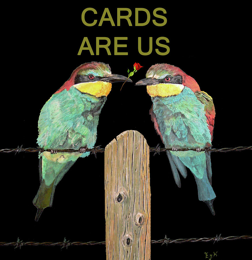 Chicago Mixed Media - Lesvos Birds by Eric Kempson