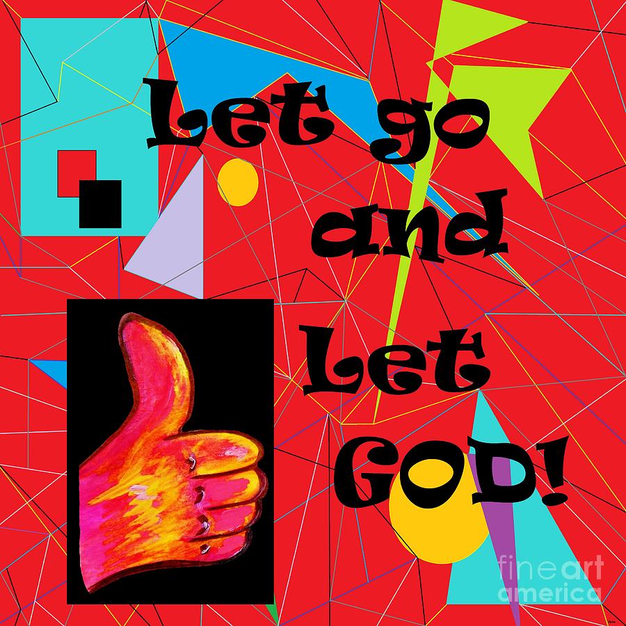 Let Go And Let God Painting