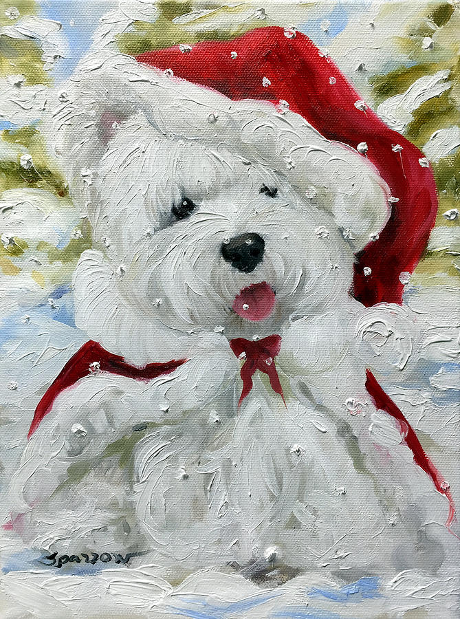 Let it Snow Painting by Mary Sparrow