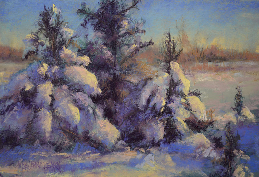 Let It Snow Pastel by MaryAnn Cleary - Fine Art America