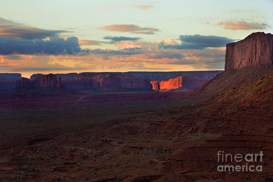 Let Light Shine Out Of Darkness, Sunrise At Monument Valley Photograph by Felix Lai