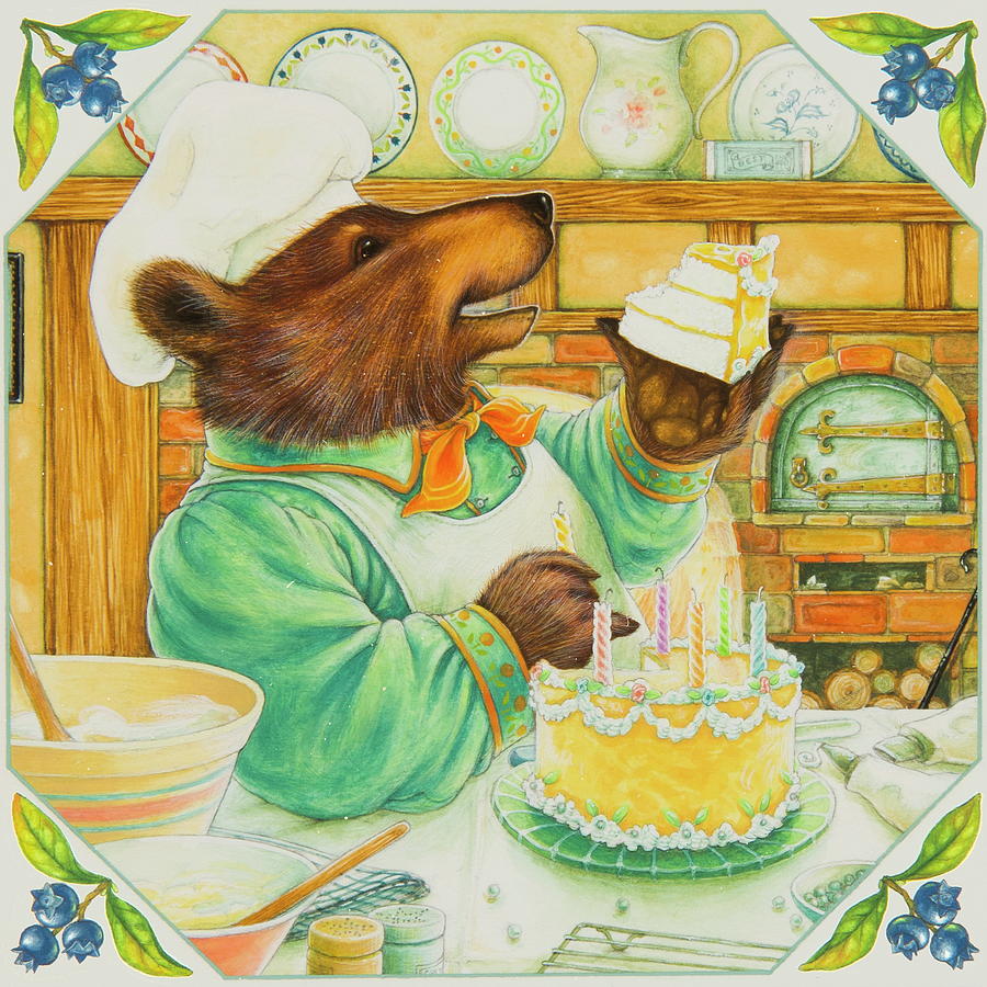 Let Me Eat Cake Painting by Lynn Bywaters
