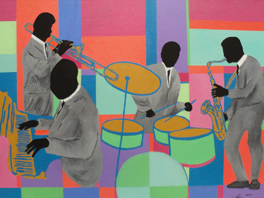 Let The Band Play Painting by Angelo Thomas