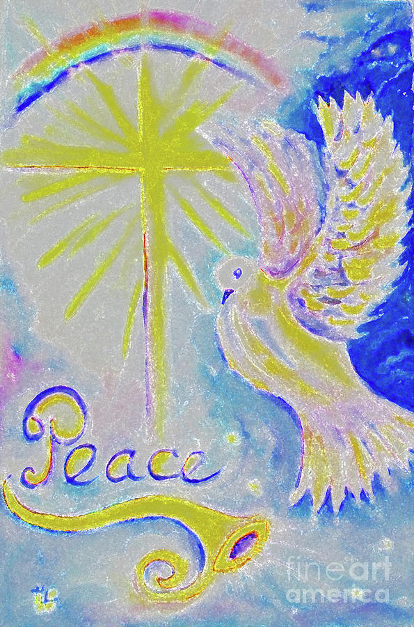 Let There Be Peace On Earth Painting by Hazel Holland