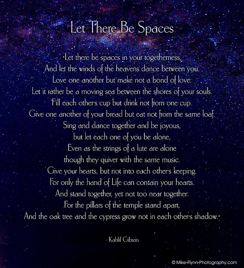 Let There Be Spaces Photograph by Mike Flynn