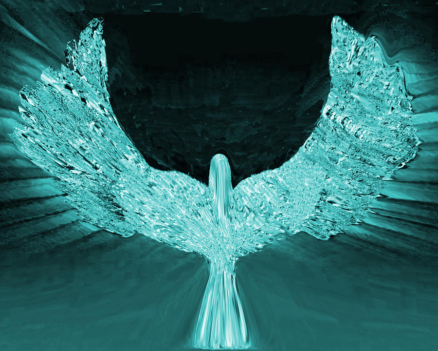 Let Your Light Shine - Teal Green Digital Art by Artistic Mystic