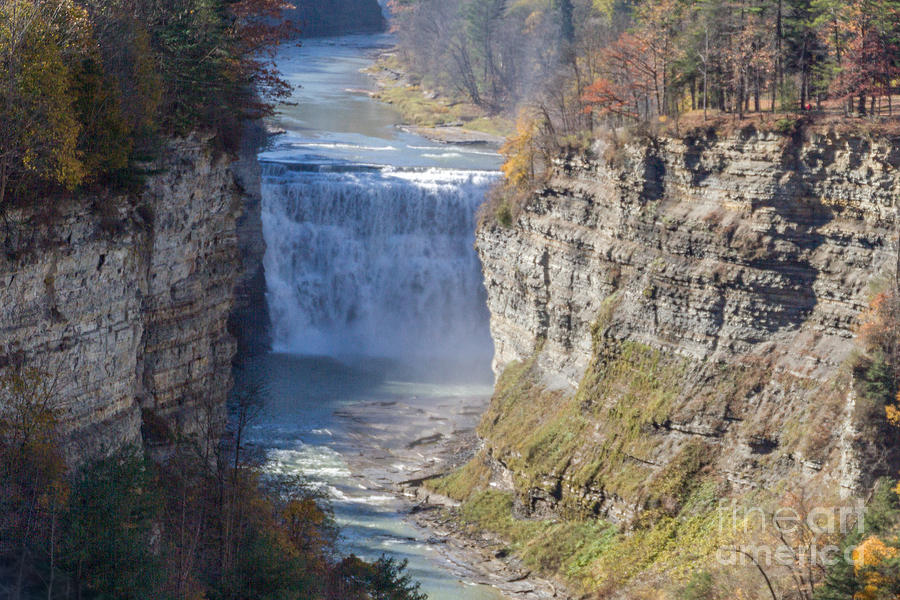 Letchworth Middle Falls Photograph by William Norton