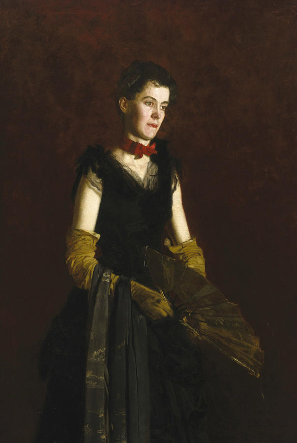 Letitia Wilson Jordan Painting by Thomas Eakins