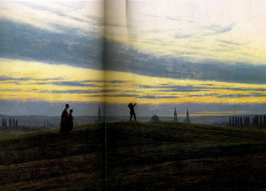 L'etoile du soir Huile sur toile 1835 by Caspar David Friedrich 1774 ...