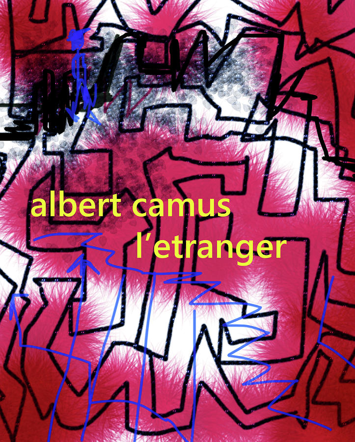 Letranger  Albert Camus Poster Painting by Paul Sutcliffe