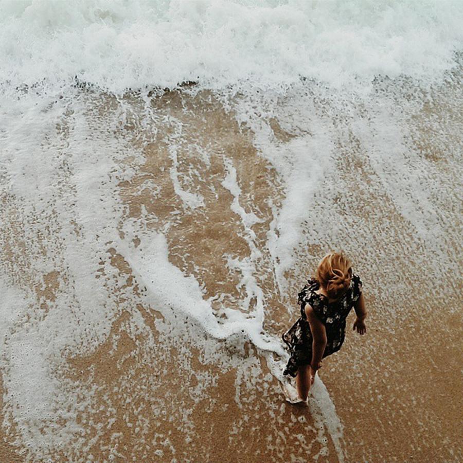 Lets Be Independent Like Sea Waves Photograph by Daria Kurilyuk