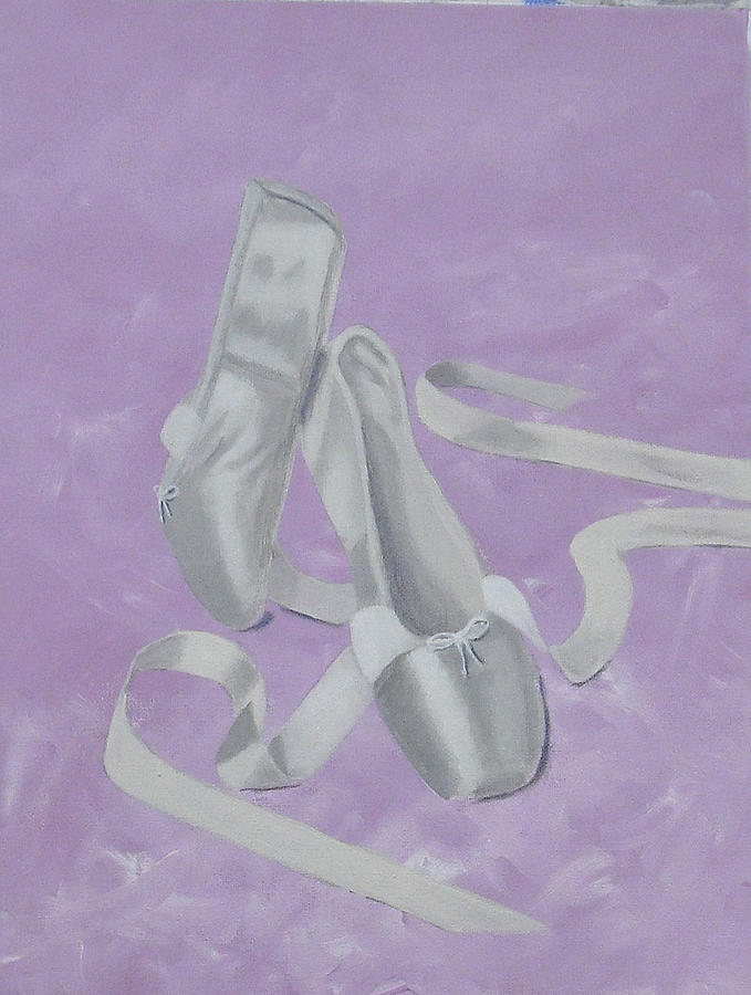 Ballet Painting - Lets Dance by Judy-Joy Bell