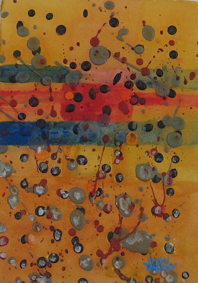 Abstract Painting - Lets Get Organized by John Honey Abstract Painting - Lets Get Organized by John Honey