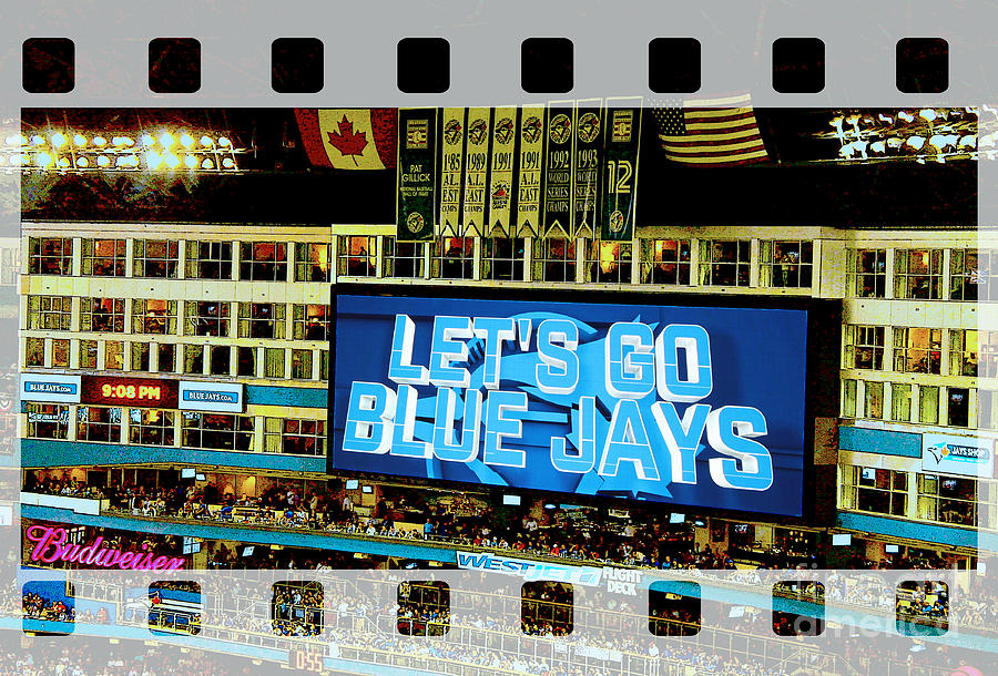 Lets Go Blue Jays Lets Play Ball Photograph by Nina Silver