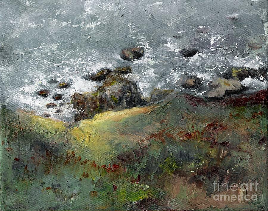 Lets Go Coastal Painting by Frances Marino